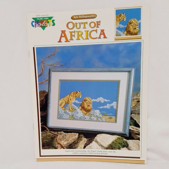 Out of Africa Lions Male Female Cross Stitch 1991 - Picture 8 of 8